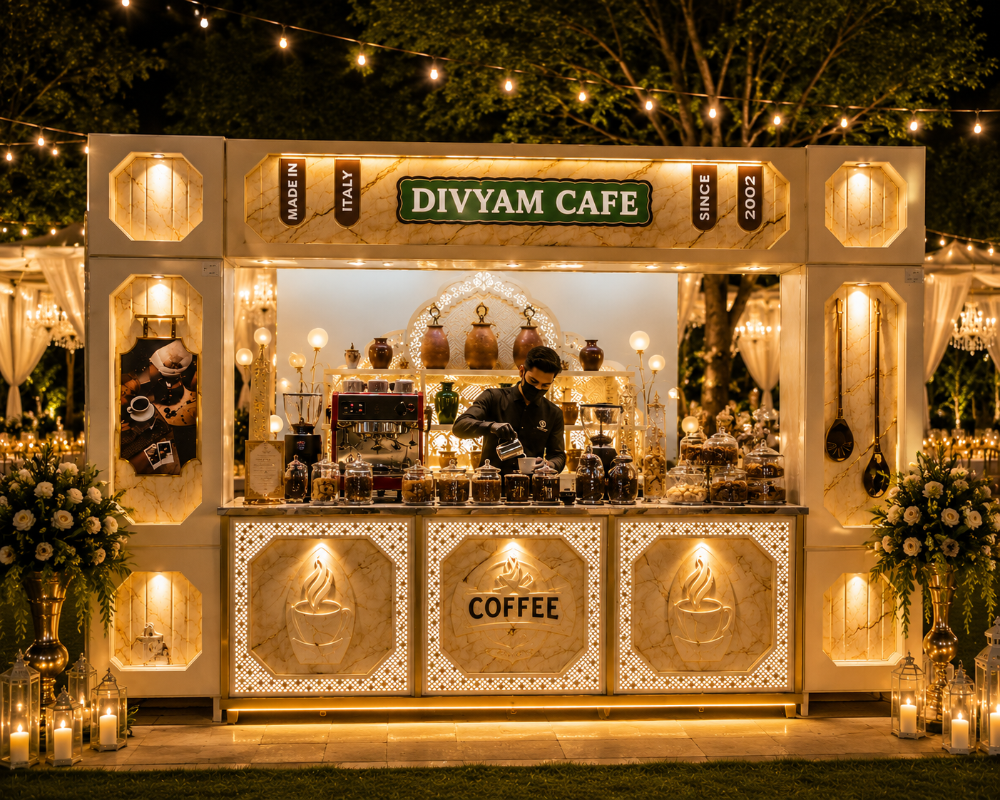 Signature Brew Lounge — Signature Presentation Counters by D I V Y A M®